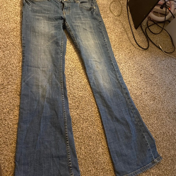 Women's Blue Bootcut Jeans - Picture 1 of 3